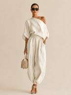 MILA | Zweiteiliges Off-Shoulder-Set