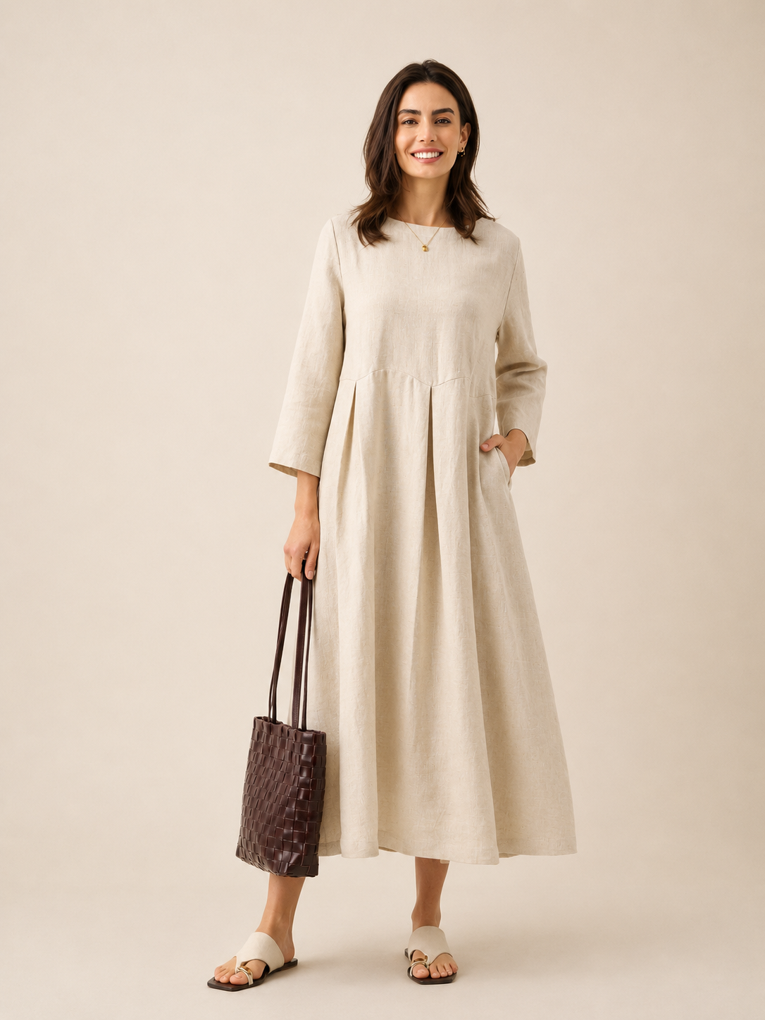 ABIGAIL | Vestido fresco calidad 100% Lino