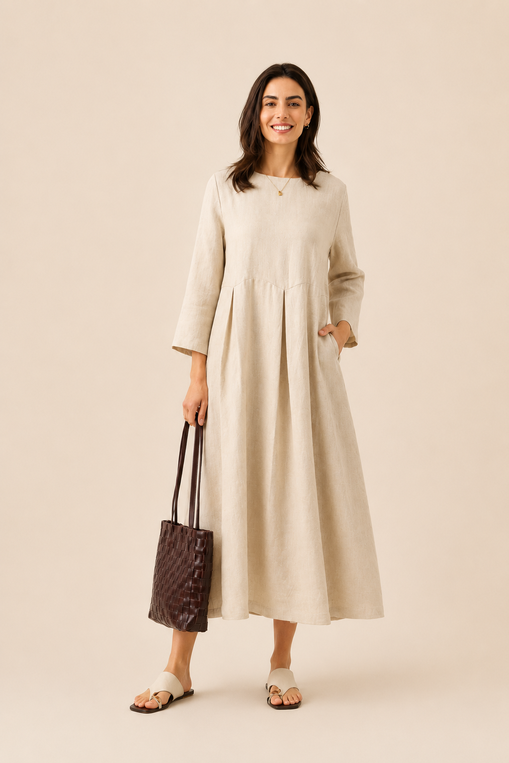 ABIGAIL | Vestido fresco calidad 100% Lino