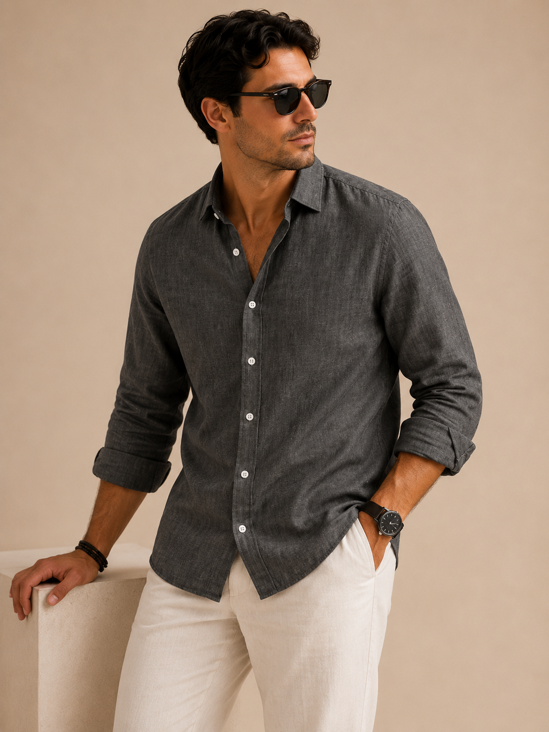 RIVIERA | Camisa de lino transpirable