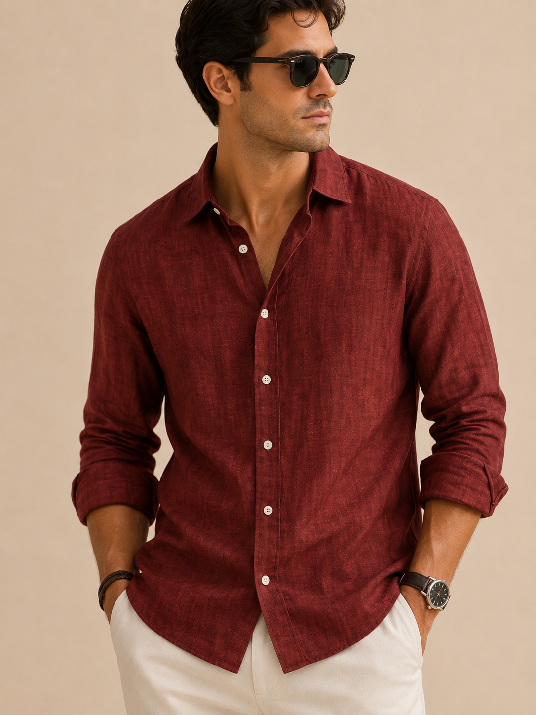 RIVIERA | Camisa de lino transpirable