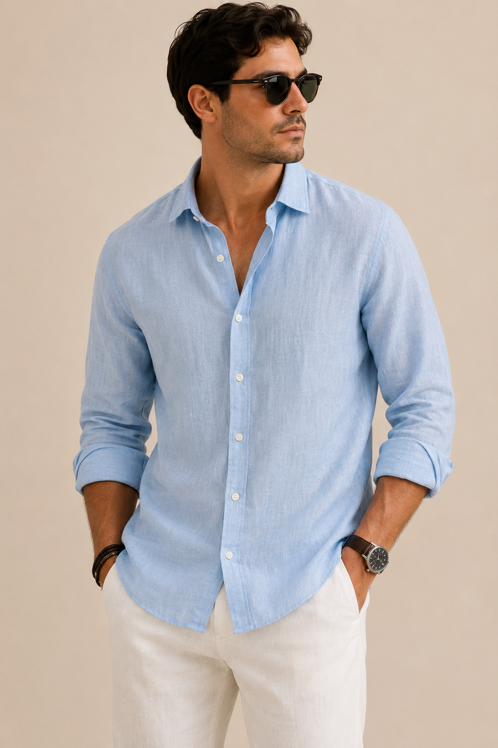 LUCA | Camisa Lino elegante