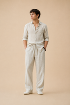 PORTO | Pantalón de Algodón y Lino elegancia de verano