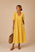RACHEL  | Vestido Midi fresco de Verano