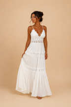 ALEXA | Vestido Menorca blanco