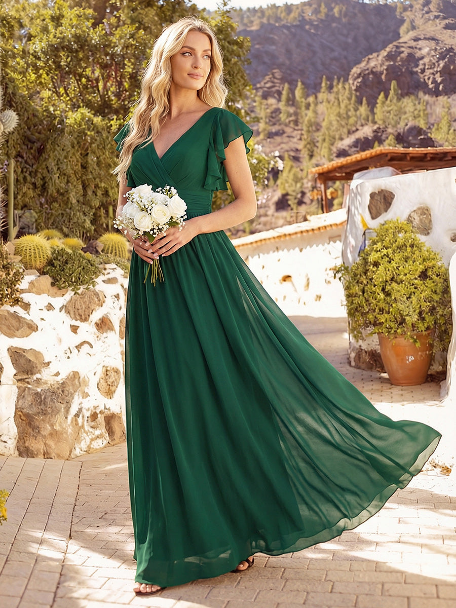 LILYANA™ | Elegantes Brautjungfernkleid aus Chiffon