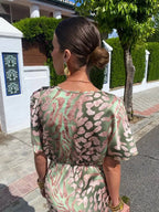 CLARANDRA™ | Vestido Midi Elegante con Escote en V