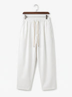 VINCENZO | Pantalon Elegante ancho Blanco