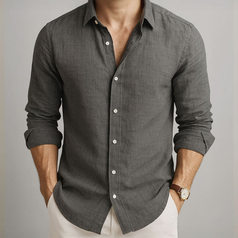 Riviera™ Camisa de Lino Transpirable