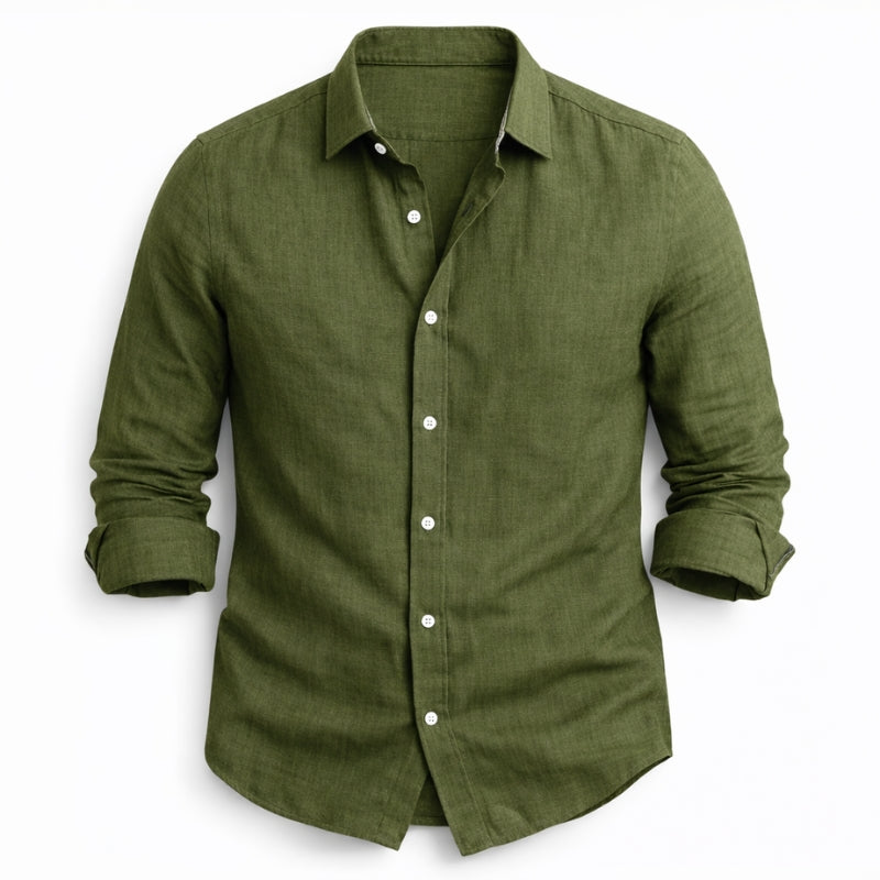 Riviera™ Camisa de Lino Transpirable