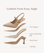 CLARA™ | Mule de Tacón Elegante