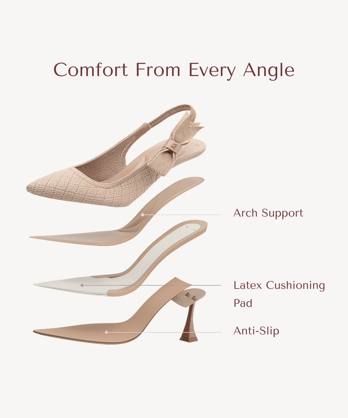 VICTORIA™ | Slingback Stiletto de Alta Elegancia