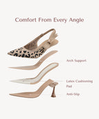 VICTORIA™ | Slingback Stiletto de Alta Elegancia