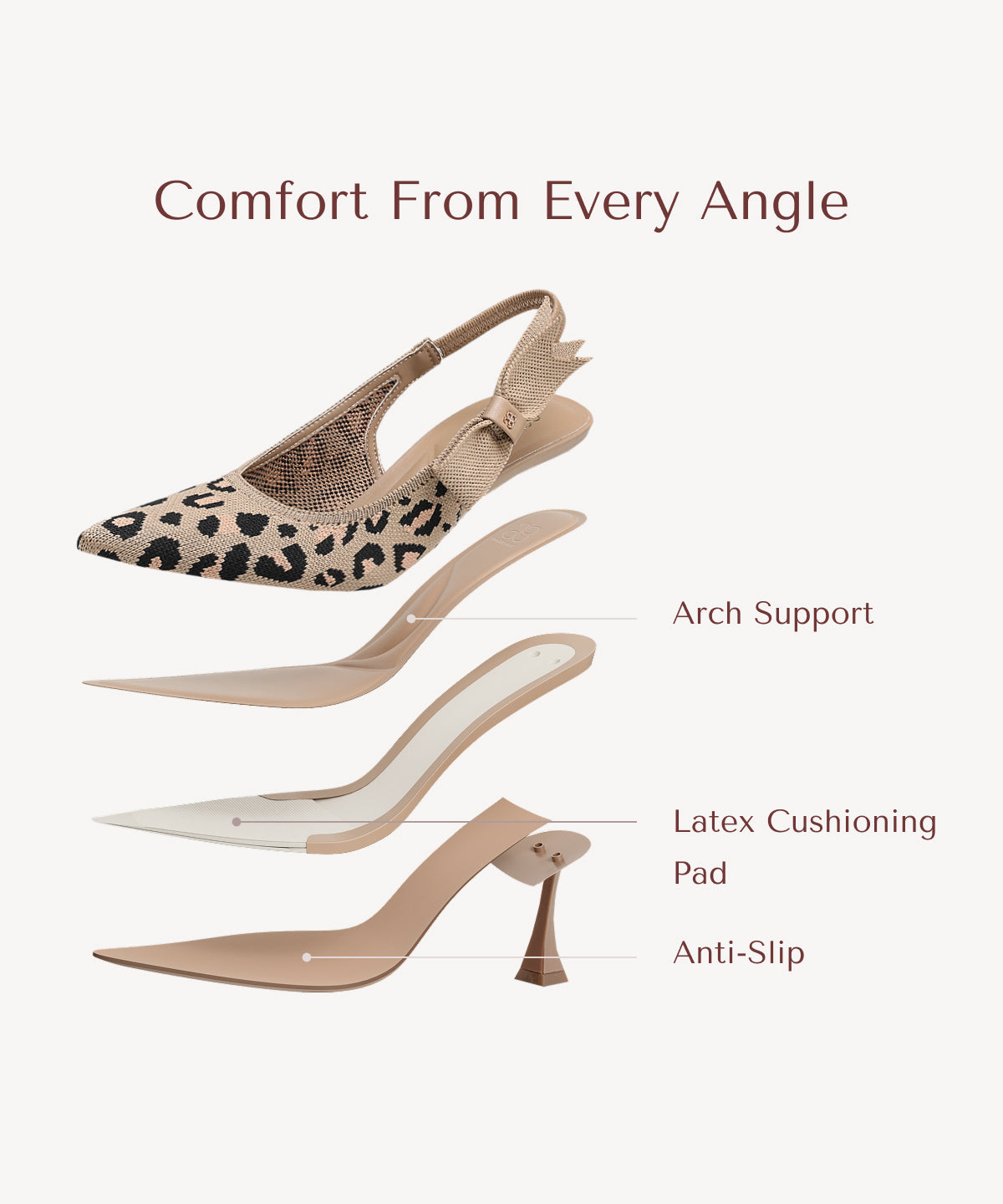 VICTORIA™ | Slingback Stiletto de Alta Elegancia