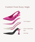 VICTORIA™ | Slingback Stiletto de Alta Elegancia