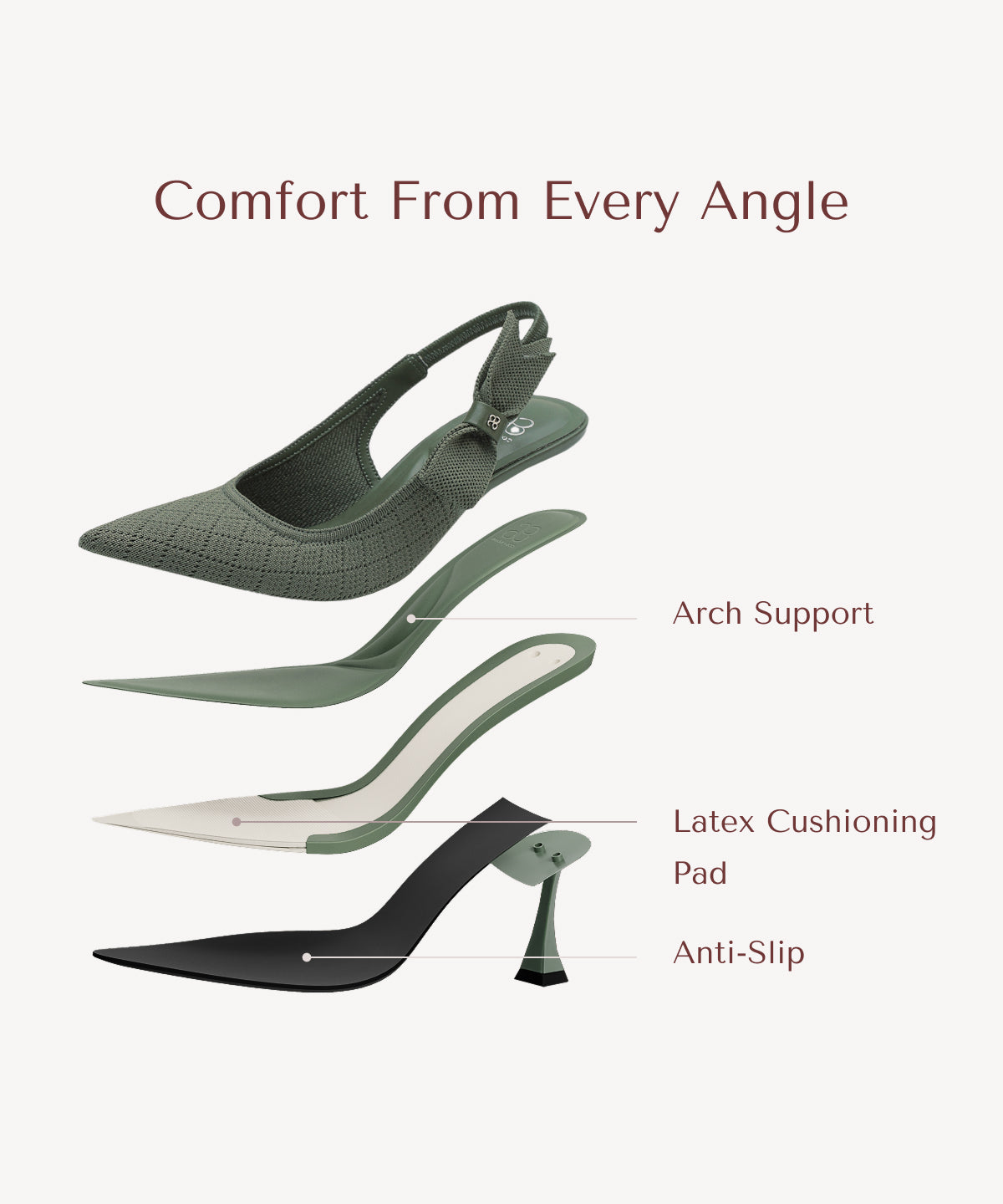 VICTORIA™ | Slingback Stiletto de Alta Elegancia