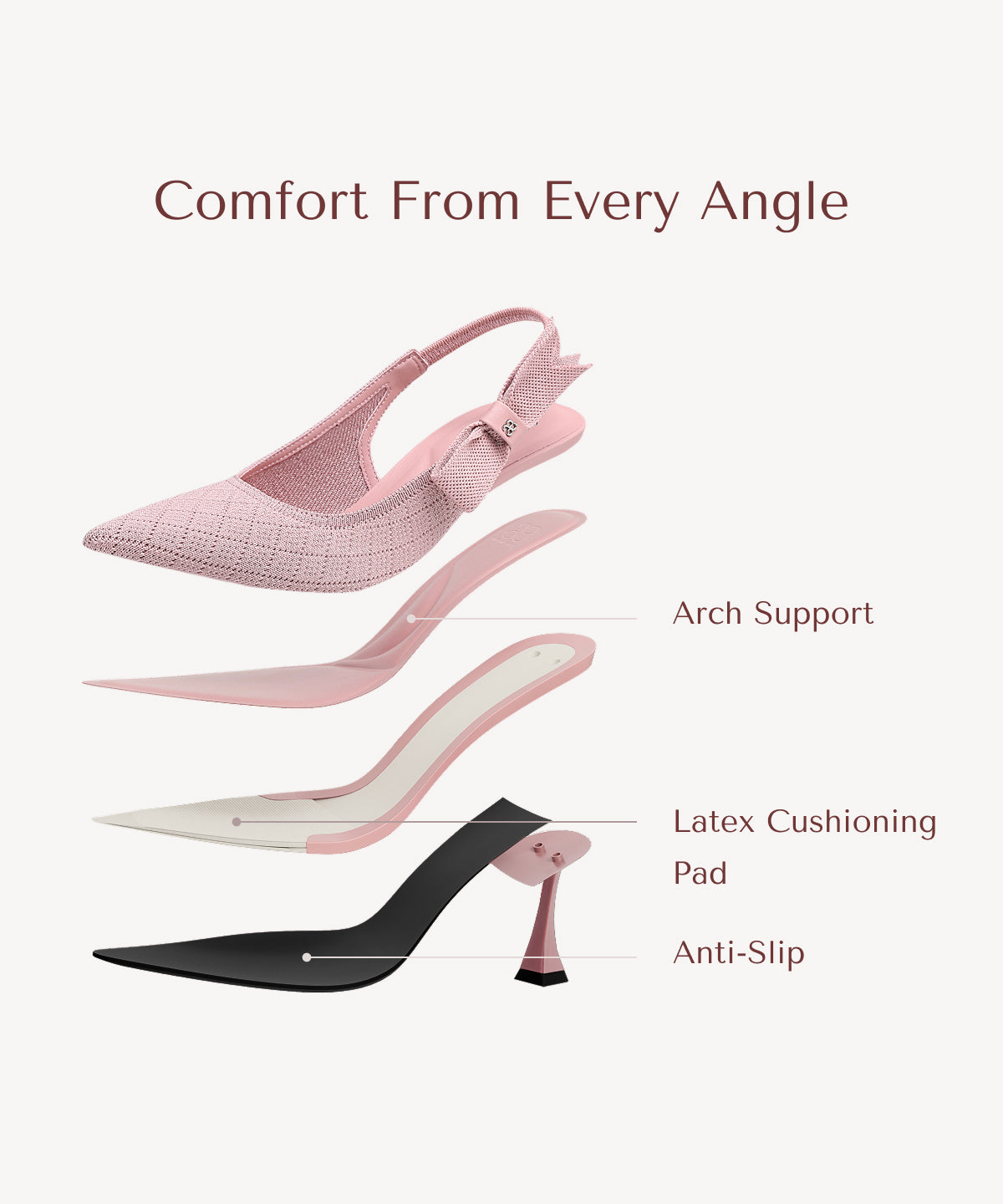 VICTORIA™ | Slingback Stiletto de Alta Elegancia