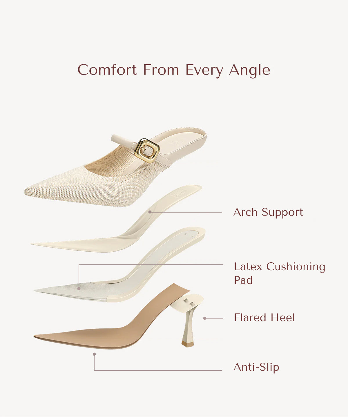 ISABEL™ | Slingback con Lazo Distintivo