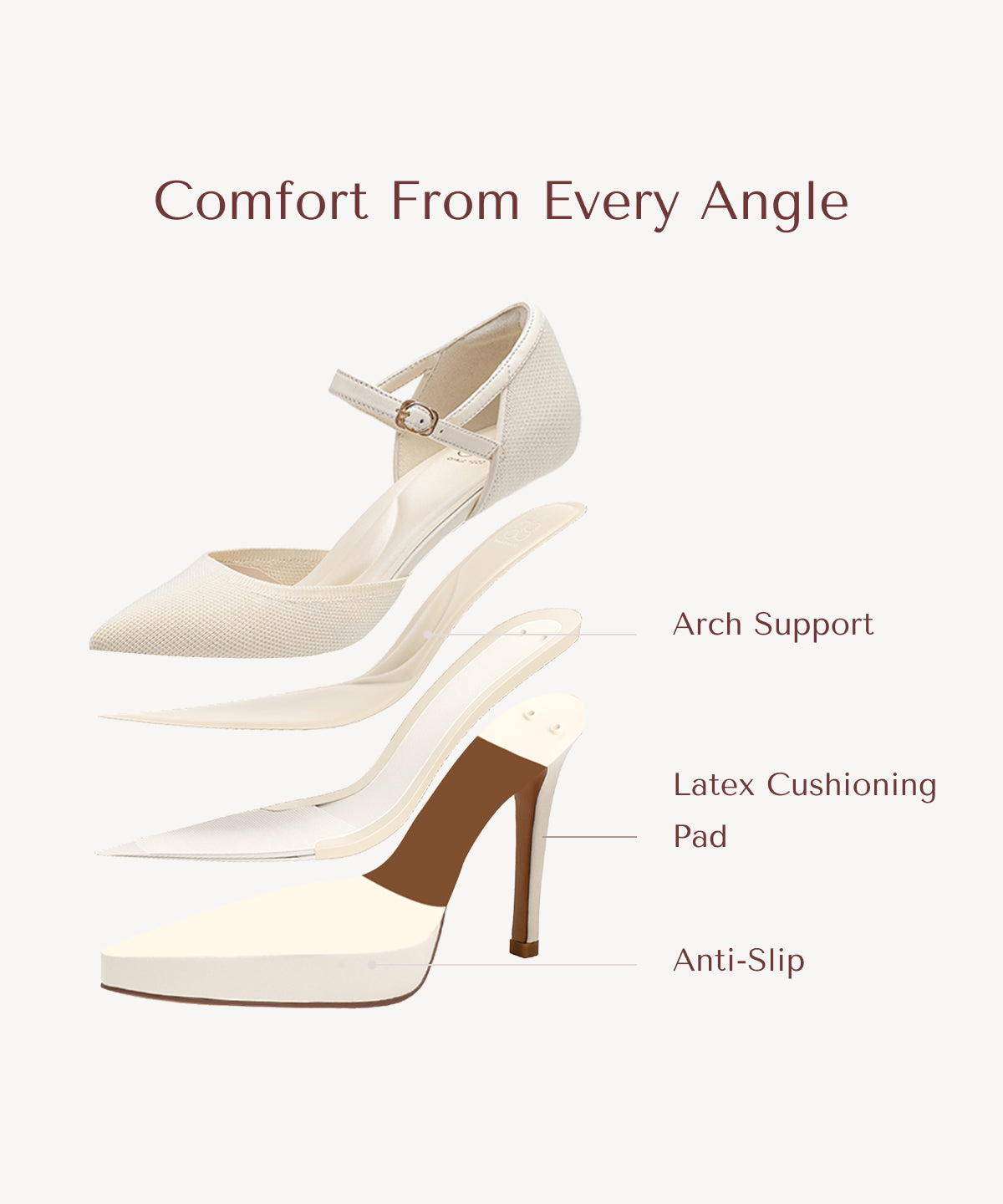 NOA™ | Stiletto de Tiras Refinadas