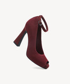 AURORA™ | Tacón Peep-Toe de Elegancia