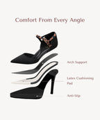 VALENTINA™ | Stiletto de Tiras Elegantes