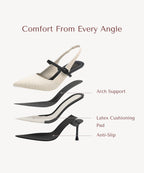 CLARA™ | Mule de Tacón Elegante