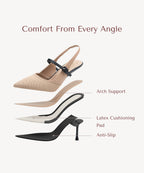 CLARA™ | Mule de Tacón Elegante