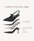 CLARA™ | Mule de Tacón Elegante