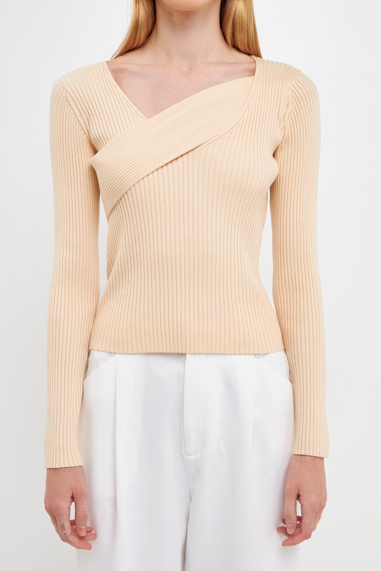 Knit Wrap Sweater