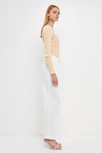 Knit Wrap Sweater