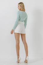 Knit Wrap Sweater