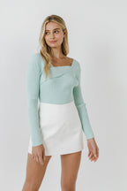 Knit Wrap Sweater