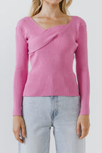 Knit Wrap Sweater