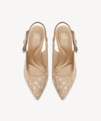 VICTORIA™ | Slingback Stiletto de Alta Elegancia
