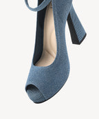 AURORA™ | Tacón Peep-Toe de Elegancia