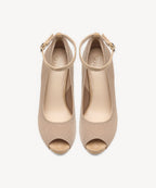 AURORA™ | Tacón Peep-Toe de Elegancia