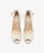 AURORA™ | Tacón Peep-Toe de Elegancia