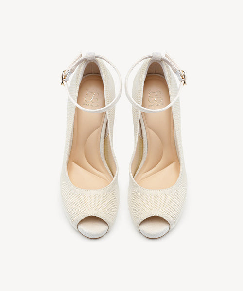 AURORA™ | Tacón Peep-Toe de Elegancia