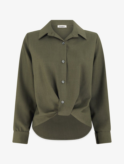 Camille™ | Blusa Anudada Asimétrica