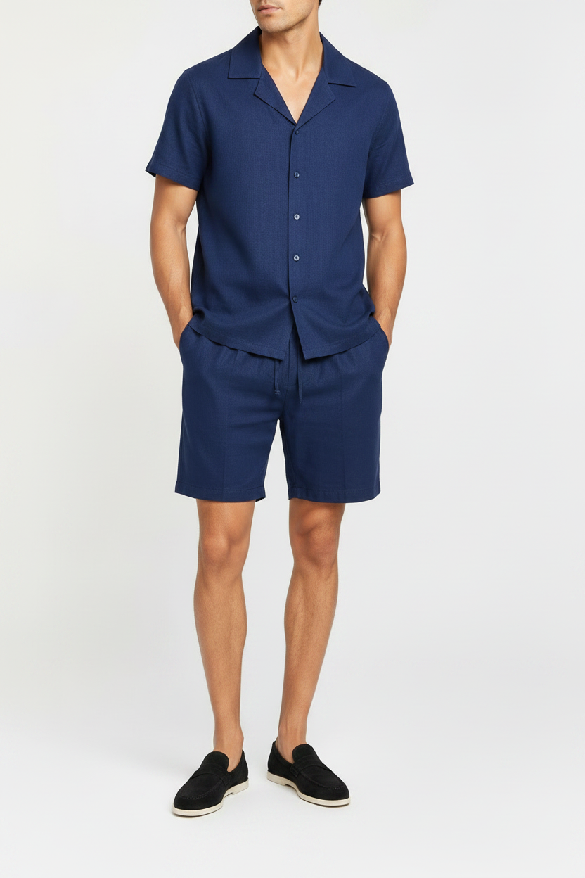 Conjunto de Lino Valenci | Azul Marino