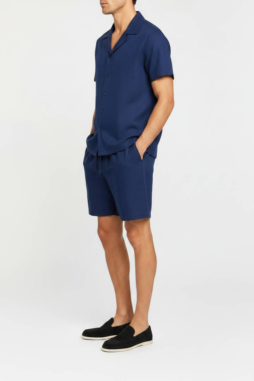 Conjunto de Lino Valenci | Azul Marino