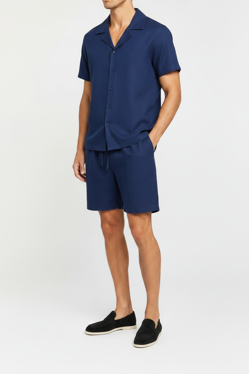 Conjunto de Lino Valenci | Azul Marino