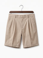 RAFFELO | Pantalón Shorts Sastre Plisados