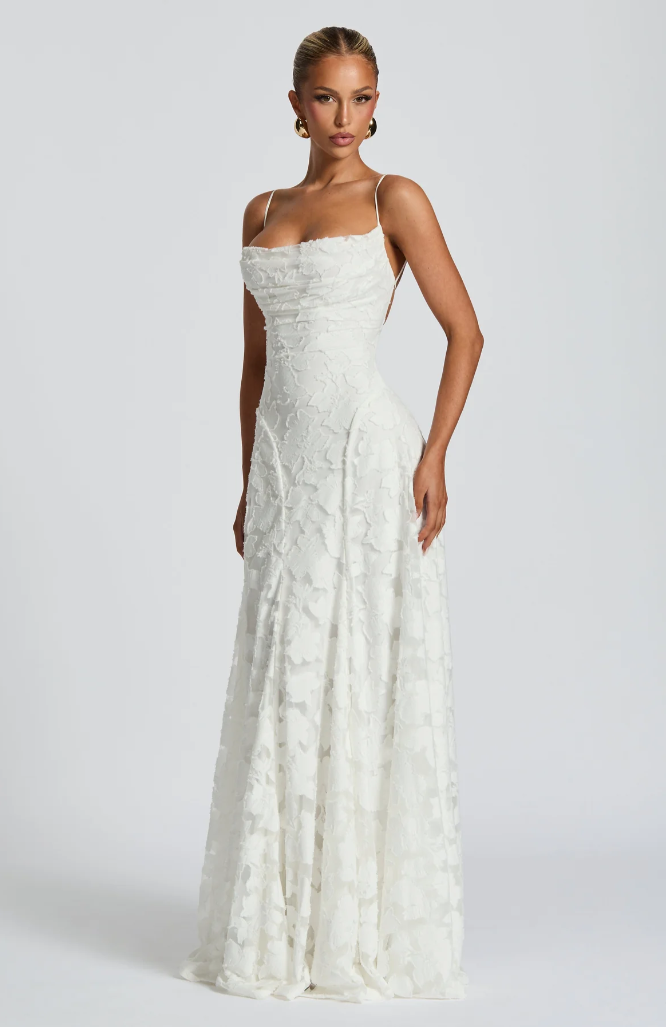 Giorgia | Elegantes Maxikleid aus Spitze