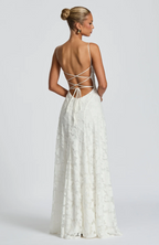 Giorgia | Elegantes Spitzen Maxi Kleid