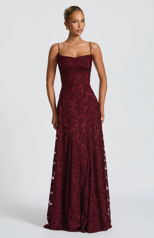 Giorgia | Elegantes Spitzen Maxi Kleid