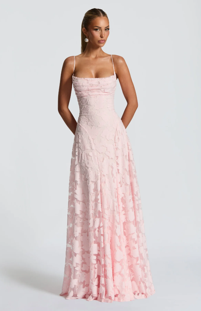 Giorgia | Elegantes Spitzen Maxi Kleid