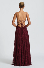 Giorgia | Elegantes Spitzen Maxi Kleid