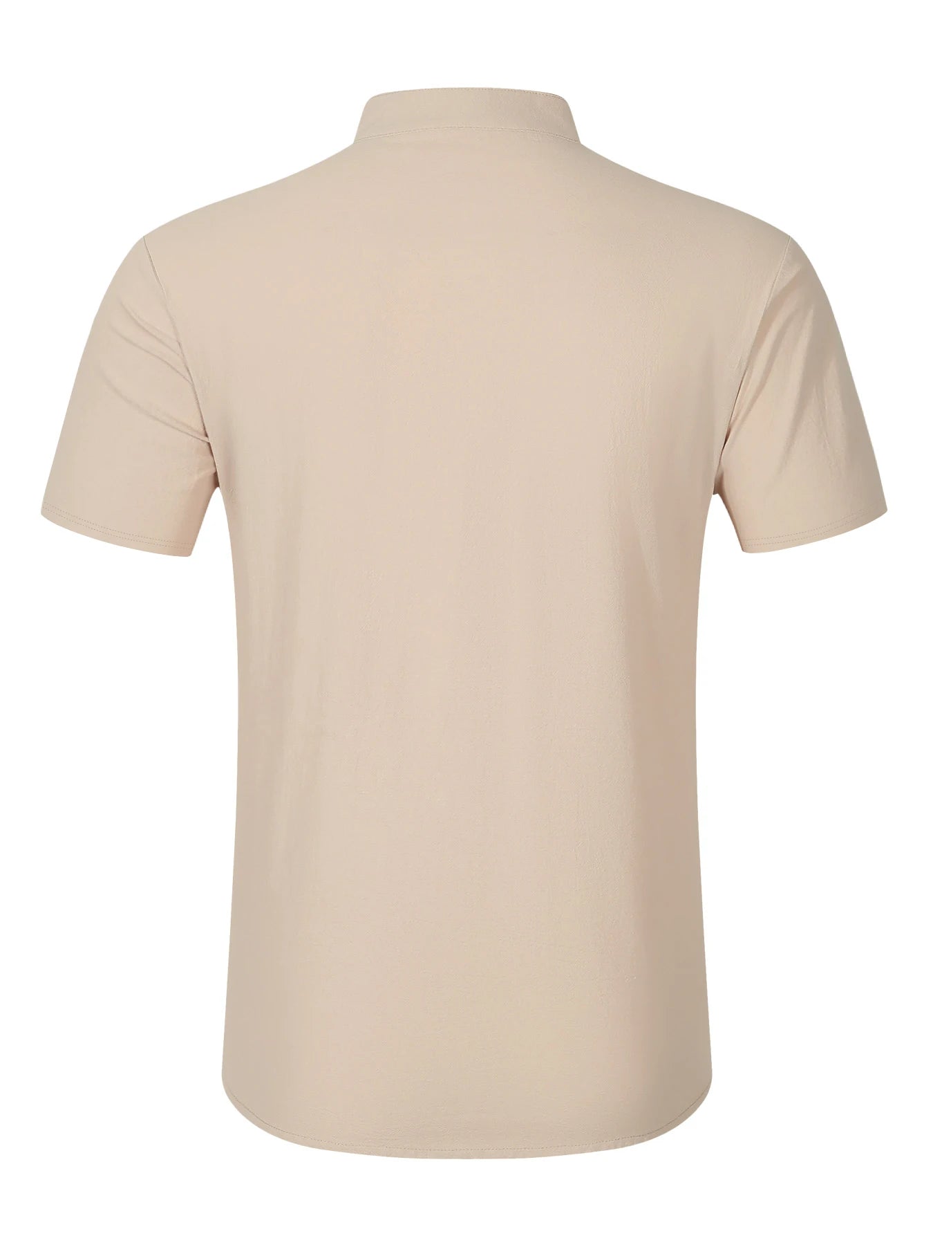 Henley | Conjunto de verano de algodón y lino para hombre
