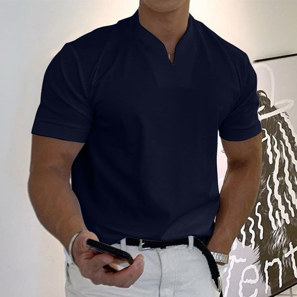 Camiseta Toscana | Camiseta ajustada con cuello en V para hombre